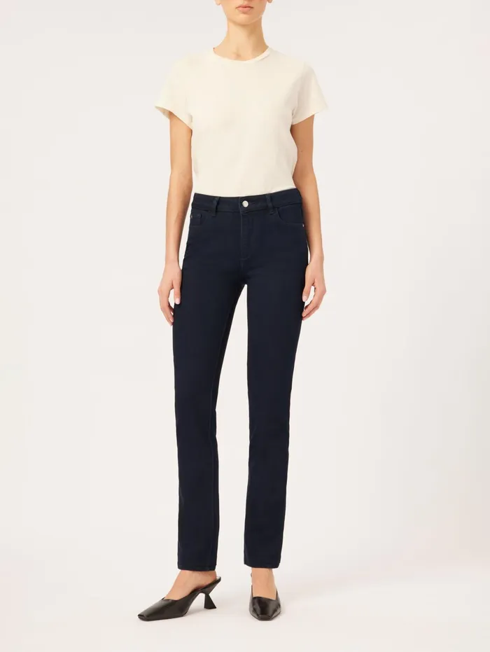 Women Coco Straight Mid Rise Curvy 34034 Jeans DL1961 Tall