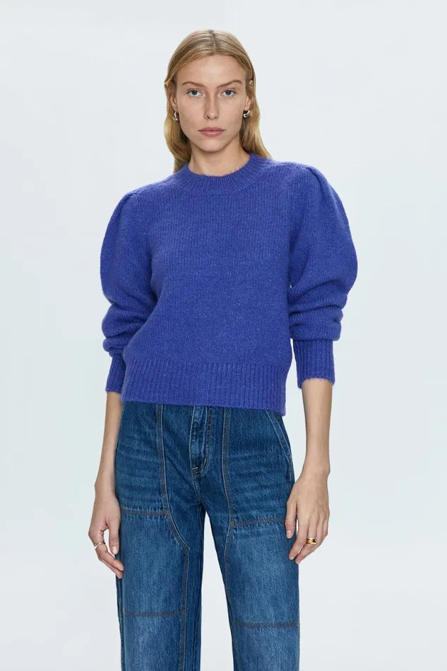 Women Colette Sweater 8211 Periwinkle Pistola Denim Sweaters and Knits