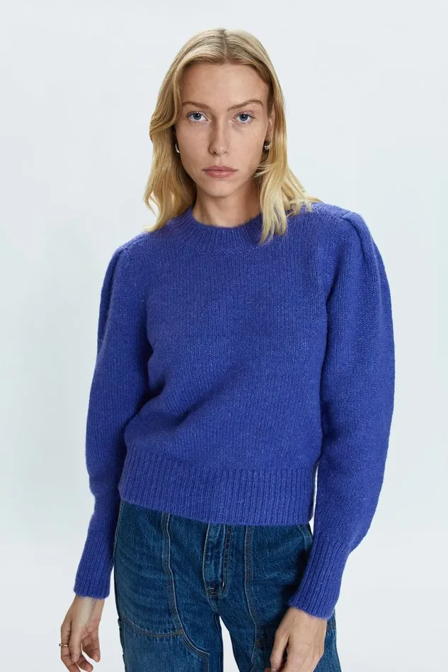 Women Colette Sweater 8211 Periwinkle Pistola Denim Sweaters and Knits