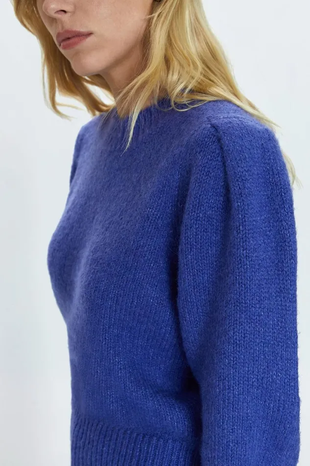 Women Colette Sweater 8211 Periwinkle Pistola Denim Sweaters and Knits
