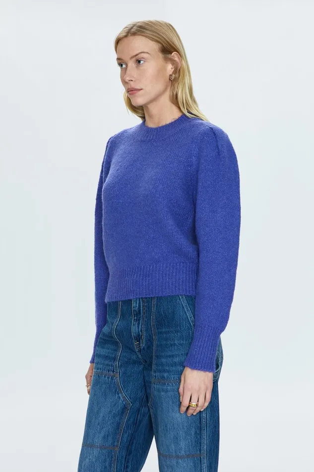 Women Colette Sweater 8211 Periwinkle Pistola Denim Sweaters and Knits
