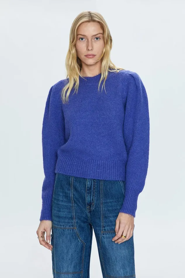 Women Colette Sweater 8211 Periwinkle Pistola Denim Sweaters and Knits