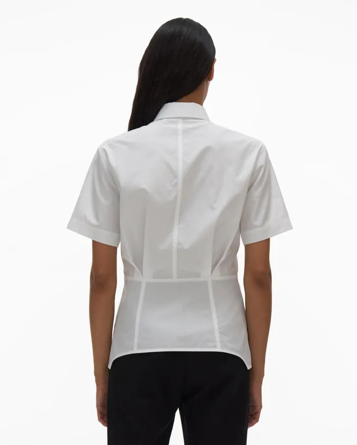 Women Contour Shirt White Helmut Lang Tops