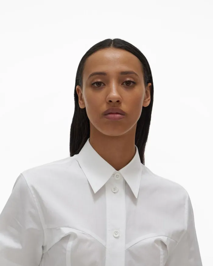Women Contour Shirt White Helmut Lang Tops