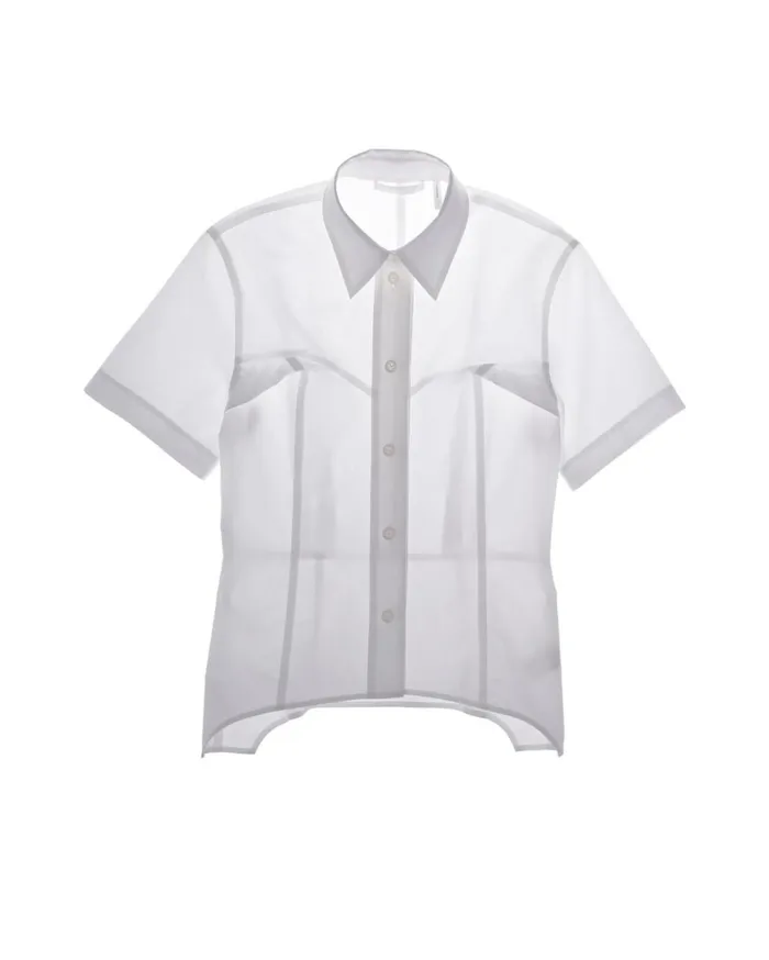 Women Contour Shirt White Helmut Lang Tops
