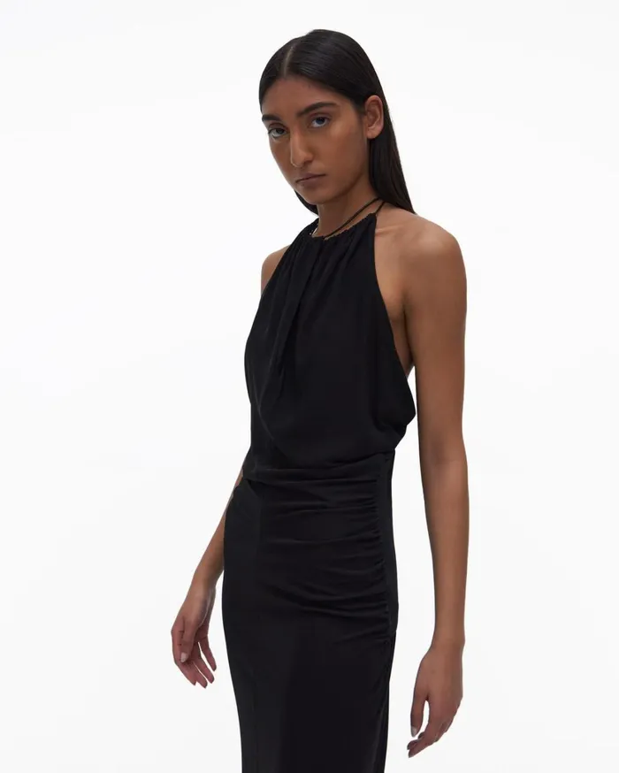 Women Corset Dress Black Helmut Lang Dresses