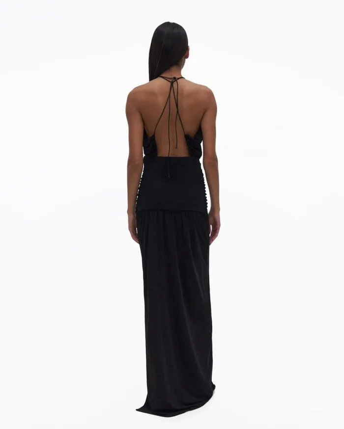 Women Corset Dress Black Helmut Lang Dresses