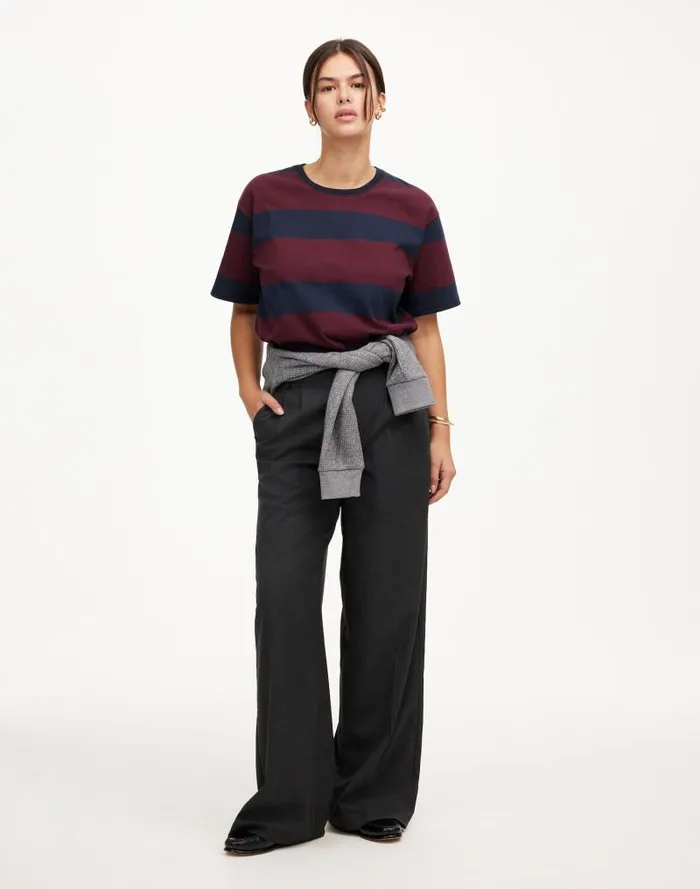 Women Cotton Relaxed Oversized Tee Juniper Berry Madewell Tees