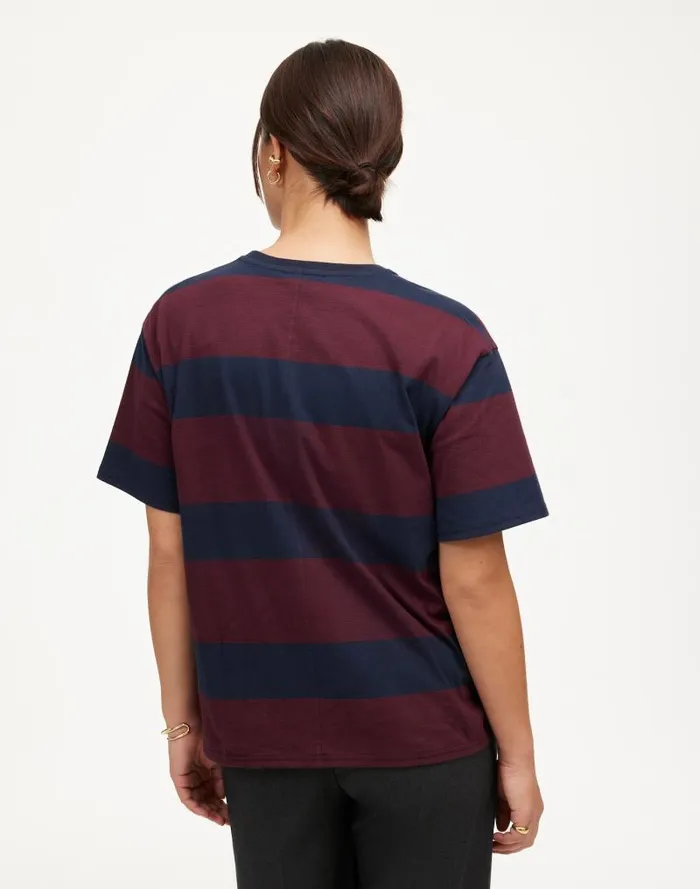 Women Cotton Relaxed Oversized Tee Juniper Berry Madewell Tees