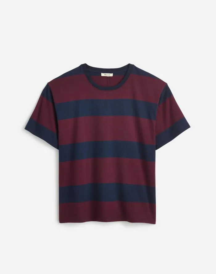 Women Cotton Relaxed Oversized Tee Juniper Berry Madewell Tees