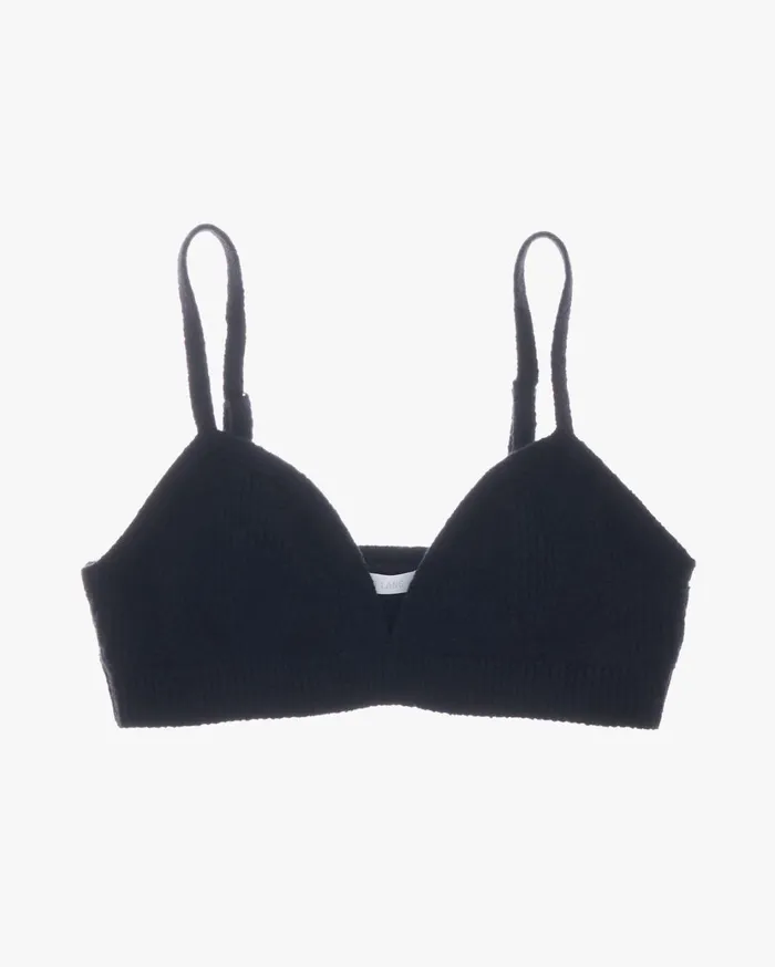 Women Cozy Bra Black Helmut Lang Sweaters
