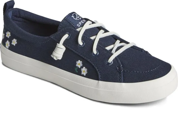 Women Crest Vibe Floral Sneaker Navy Sperry Sneakers Women Crest Vibe Floral Sneaker Navy Sperry Sneakers