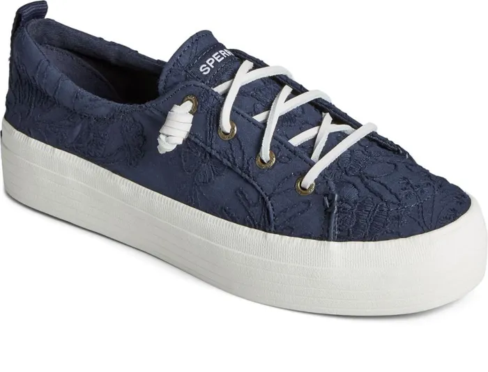 Women Crest Vibe Platform Lace Platform Sneaker Navy Sperry Sneakers Women Crest Vibe Platform Lace Platform Sneaker Navy Sperry Sneakers