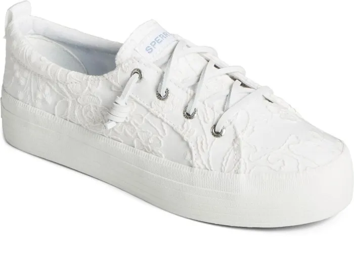 Women Crest Vibe Platform Lace Platform Sneaker White Sperry Sneakers Women Crest Vibe Platform Lace Platform Sneaker White Sperry Sneakers