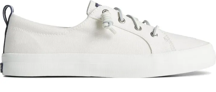 Women Crest Vibe Sneaker Linen White Sperry Sneakers