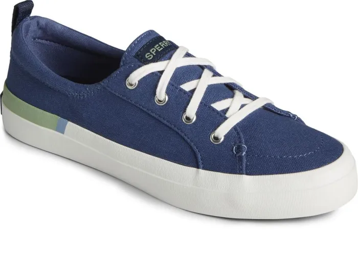 Women Crest Vibe Stripe Sneaker Blue Sperry Sneakers Women Crest Vibe Stripe Sneaker Blue Sperry Sneakers