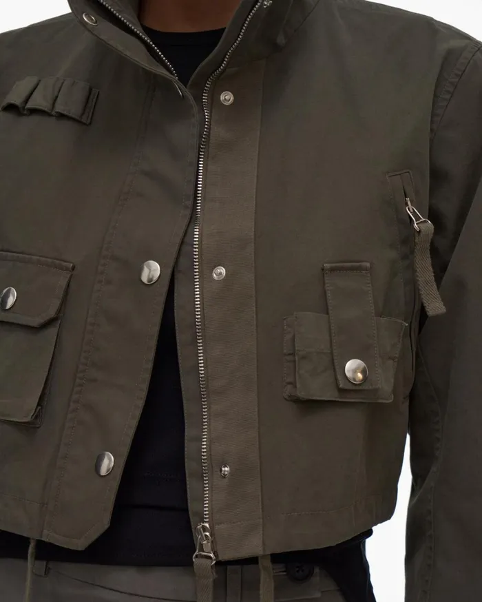 Women Cropped Bomber Alpine Helmut Lang Jackets
