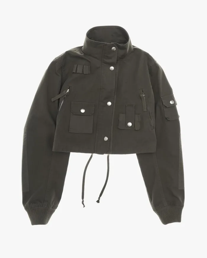 Women Cropped Bomber Alpine Helmut Lang Jackets