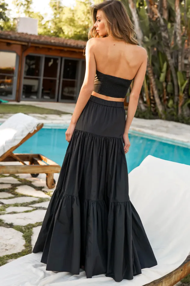 Women Crops Runaway The Label Ayla Top Black