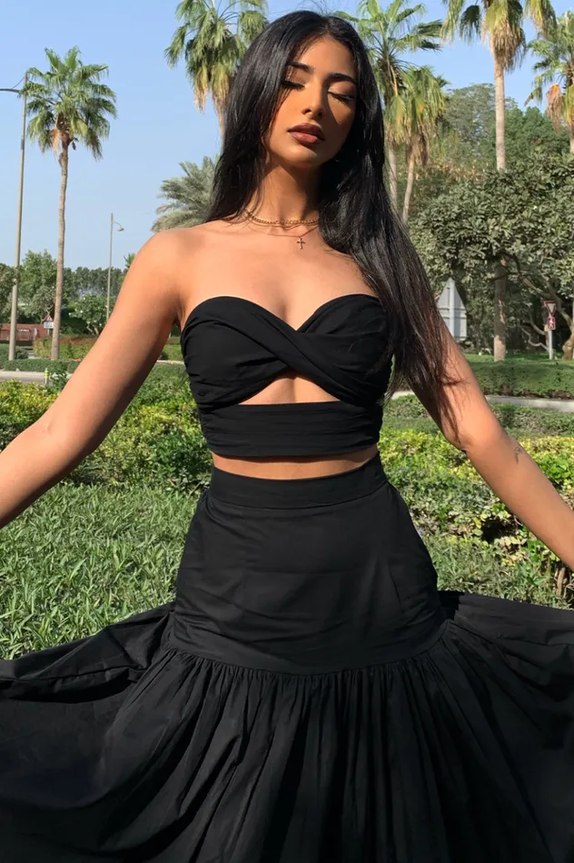 Women Crops Runaway The Label Ayla Top Black