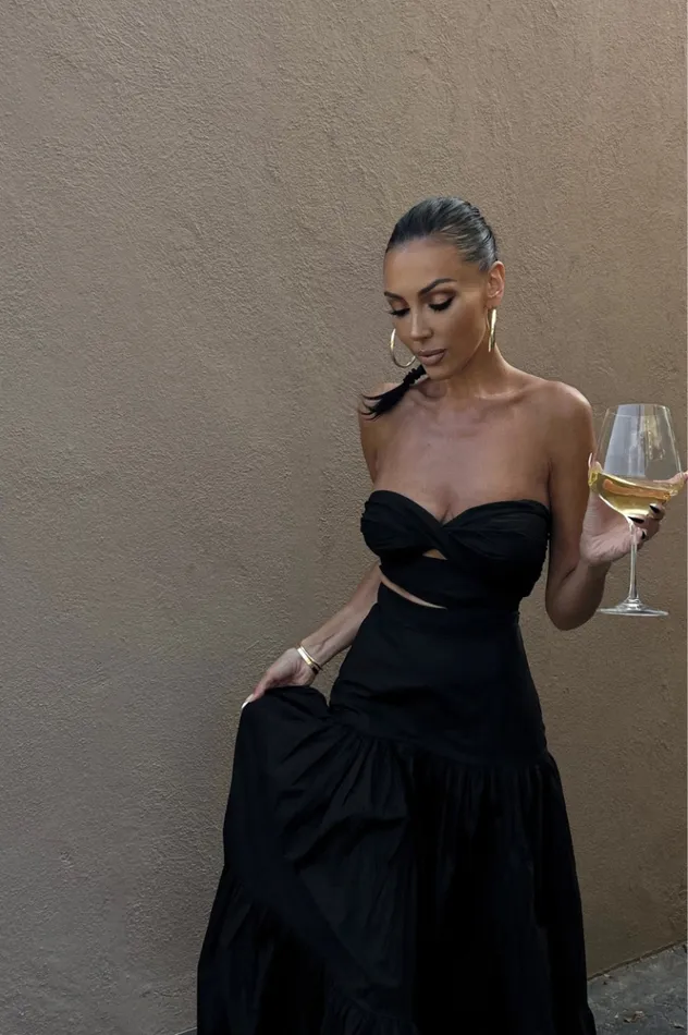 Women Crops Runaway The Label Ayla Top Black