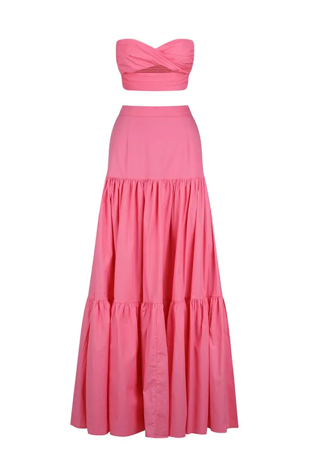 Women Crops Runaway The Label Ayla Top Pink Women Crops Runaway The Label Ayla Top Pink