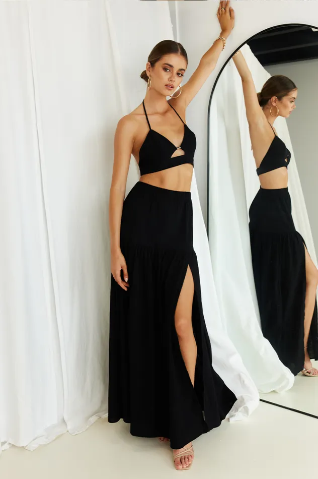 Women Crops Runaway The Label Coco Top Black Women Crops Runaway The Label Coco Top Black