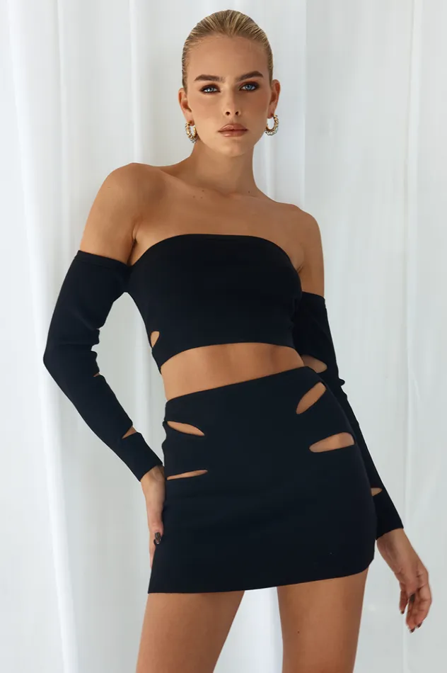 Women Crops Runaway The Label LEONE TOP Black Women Crops Runaway The Label LEONE TOP Black