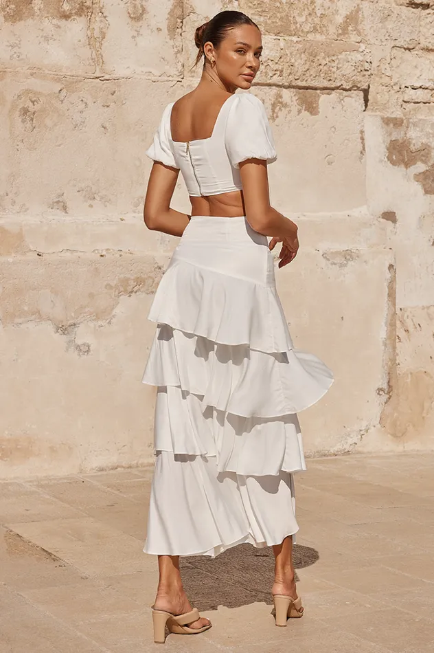 Women Crops Runaway The Label Priya Top White Women Crops Runaway The Label Priya Top White