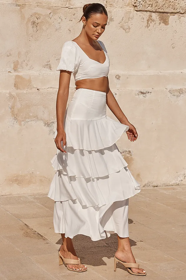 Women Crops Runaway The Label Priya Top White Women Crops Runaway The Label Priya Top White