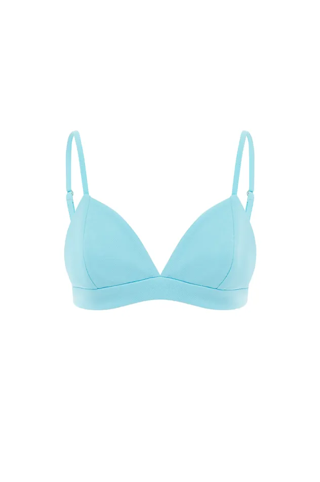 Women Crops Runaway The Label THE BRA TOP Aqua Women Crops Runaway The Label THE BRA TOP Aqua