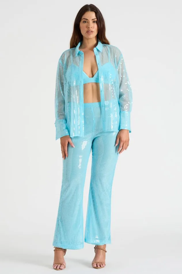 Women Crops Runaway The Label THE BRA TOP Aqua Women Crops Runaway The Label THE BRA TOP Aqua