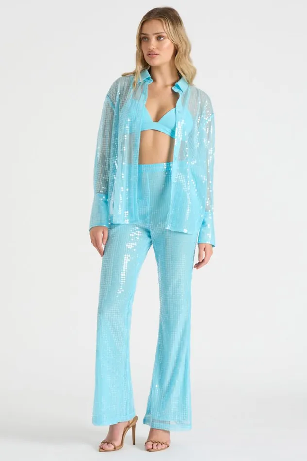Women Crops Runaway The Label THE BRA TOP Aqua Women Crops Runaway The Label THE BRA TOP Aqua