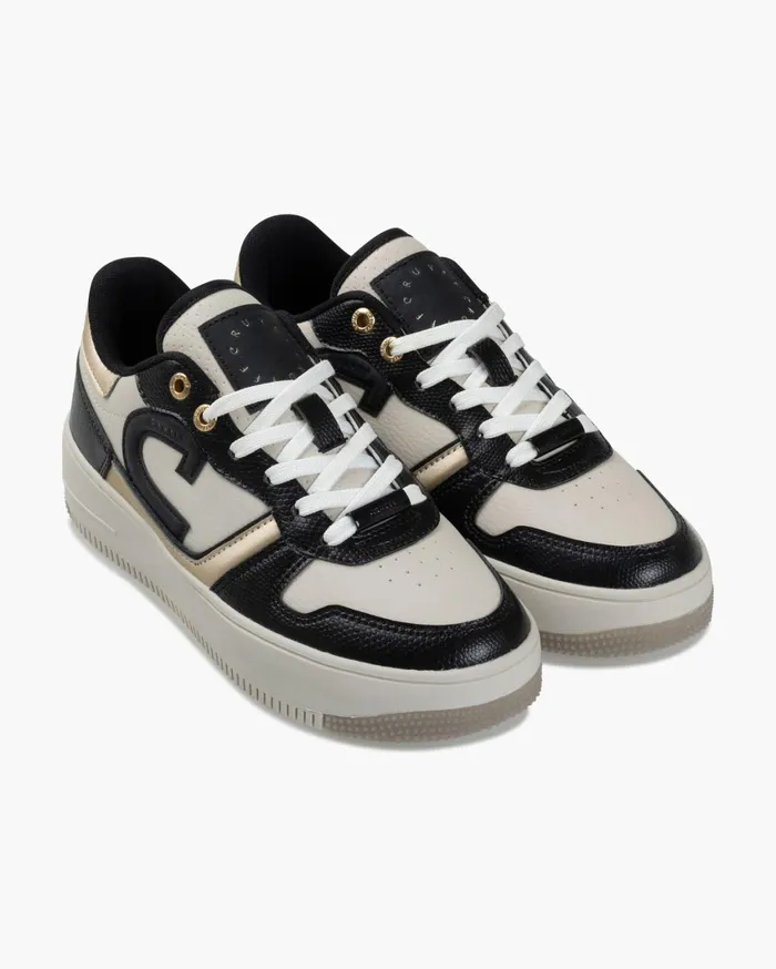 Women Cruyff Sneakers Campo Low Lux Tall 8211 MattSu Blackgold Women Cruyff Sneakers Campo Low Lux Tall 8211 MattSu Blackgold