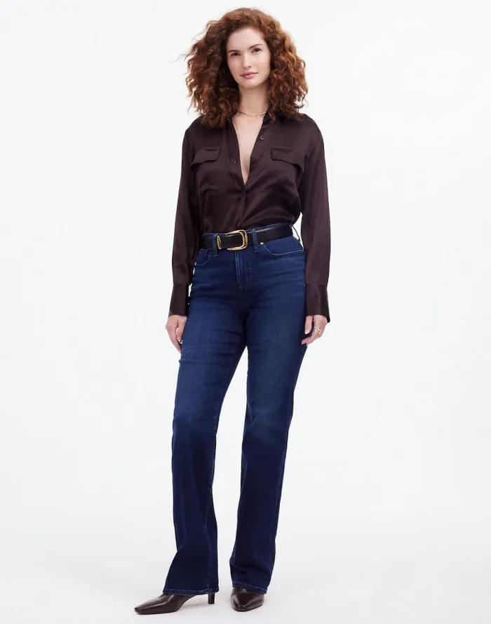 Women Curvy Kick Out FullLength Jeans In Kingston Wash Kingston Wash Madewell Jeans Women Curvy Kick Out FullLength Jeans In Kingston Wash Kingston Wash Madewell Jeans