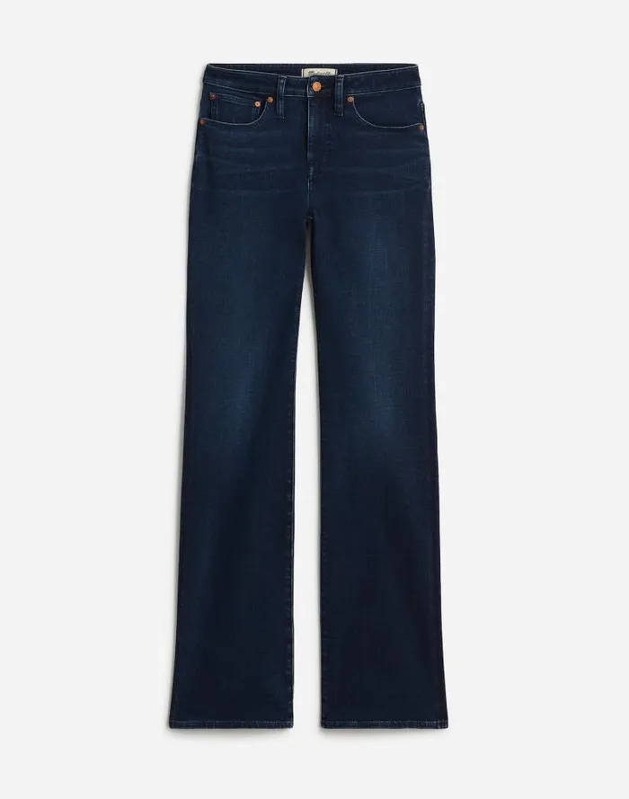 Women Curvy Kick Out FullLength Jeans In Kingston Wash Kingston Wash Madewell Jeans