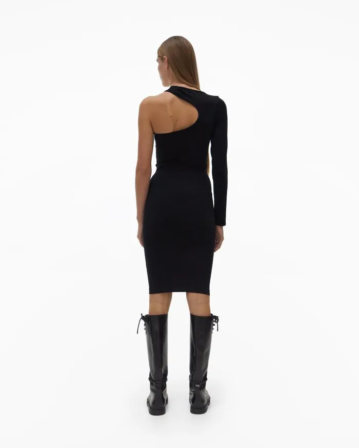Women Cutout Dress Black Helmut Lang Dresses