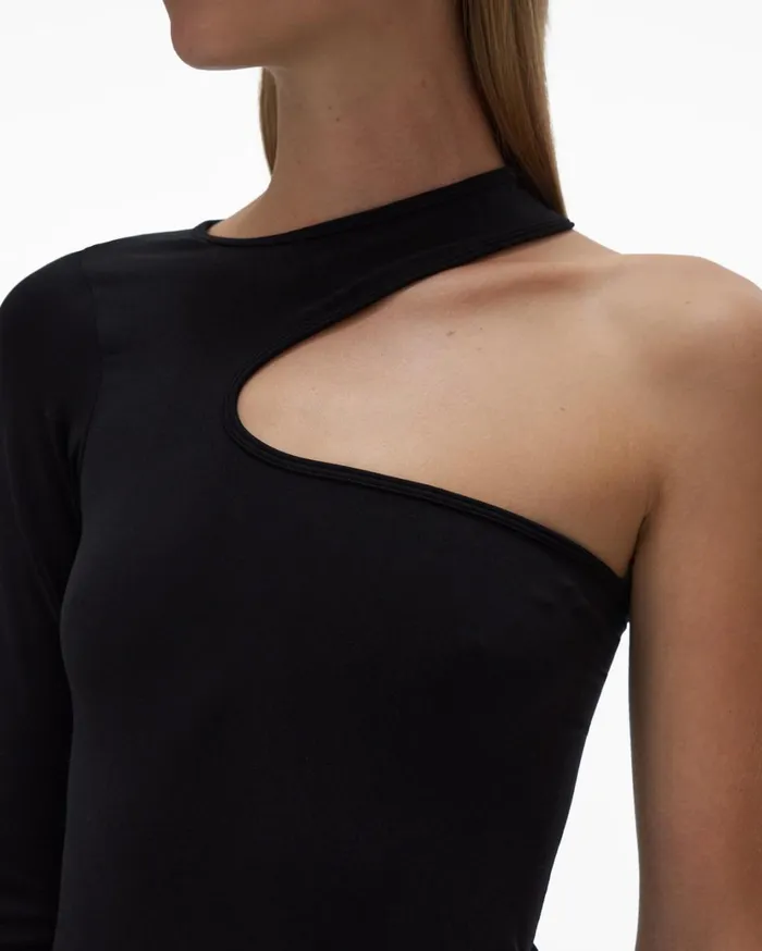 Women Cutout Dress Black Helmut Lang Dresses