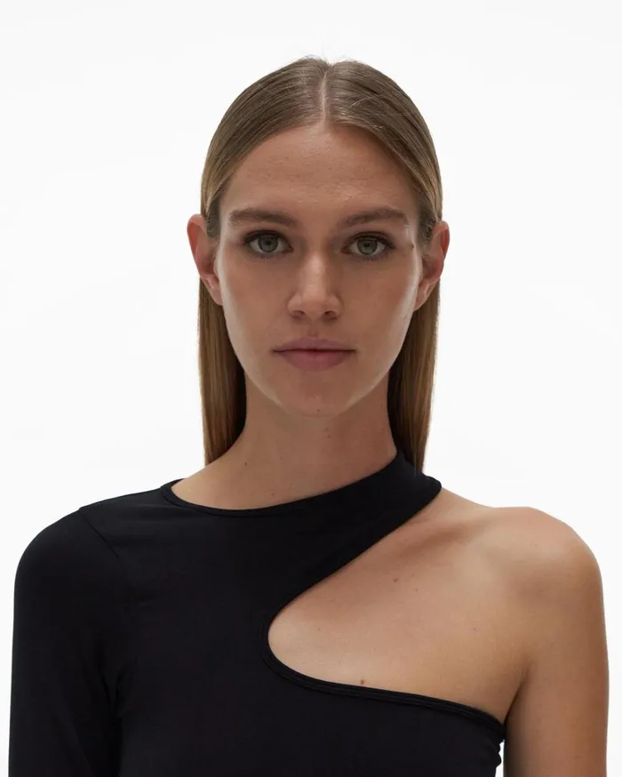 Women Cutout Dress Black Helmut Lang Dresses