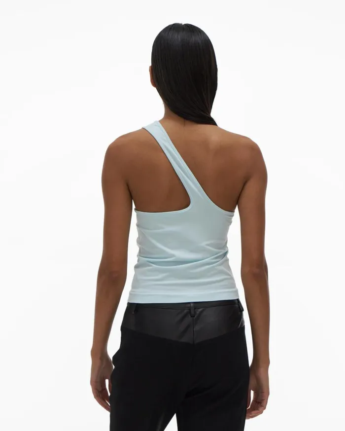 Women Cutout Tank Cyber Blue Helmut Lang Tops