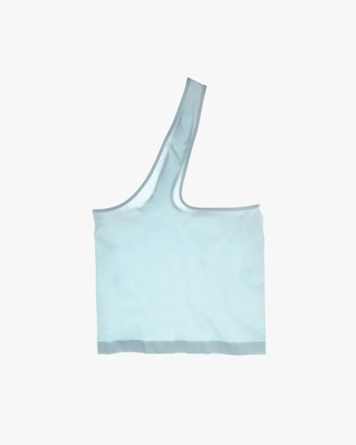 Women Cutout Tank Cyber Blue Helmut Lang Tops