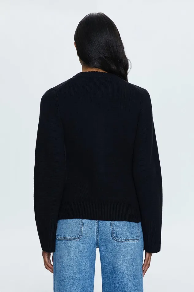 Women Dani Cardigan 8211 Noir Pistola Denim Sweaters and Knits