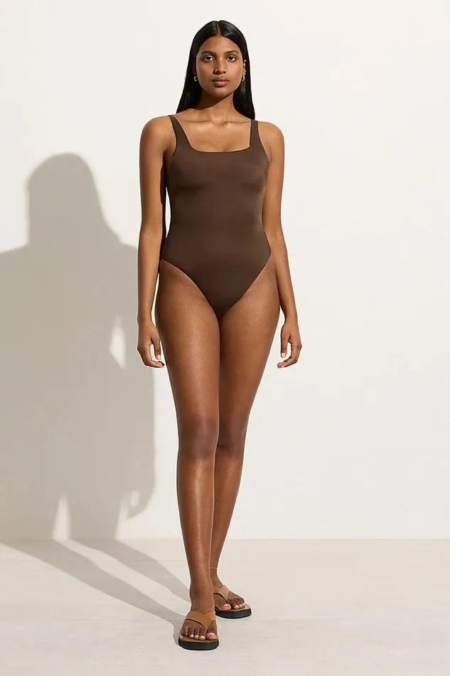 Women Do Rei One Piece Coffee 8211 Final Sale Faithfull The Brand Swim
