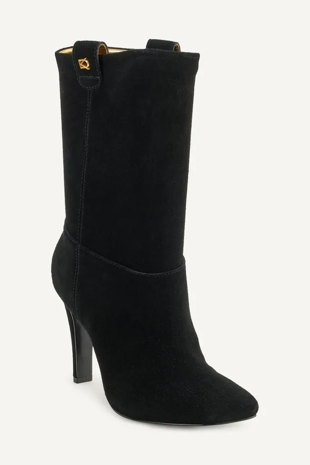 Women Donna Karan Boots And Booties DONNA SLOUCH BOOTIE Black