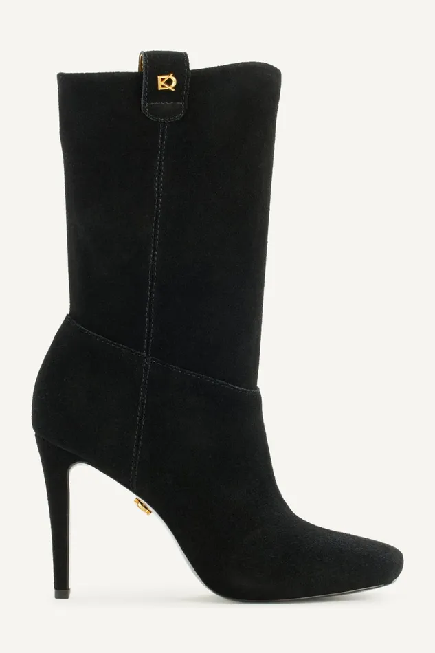 Women Donna Karan Boots And Booties DONNA SLOUCH BOOTIE Black