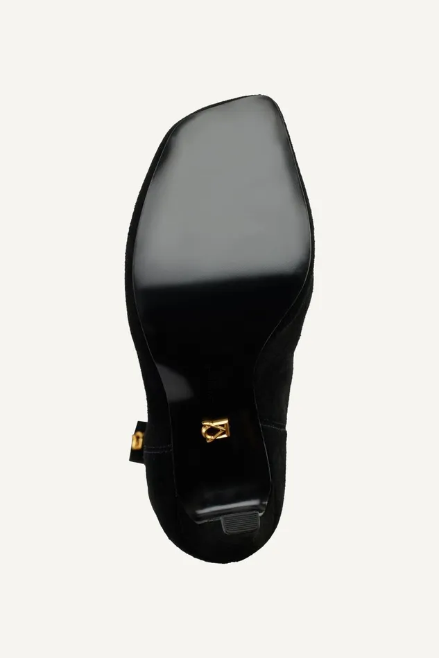 Women Donna Karan Boots And Booties DONNA SLOUCH BOOTIE Black