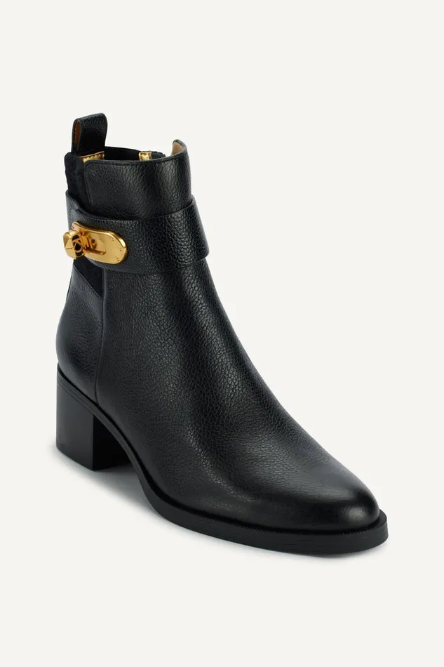 Women Donna Karan Boots And Booties THOMPSON HEELED BOOTIE Black