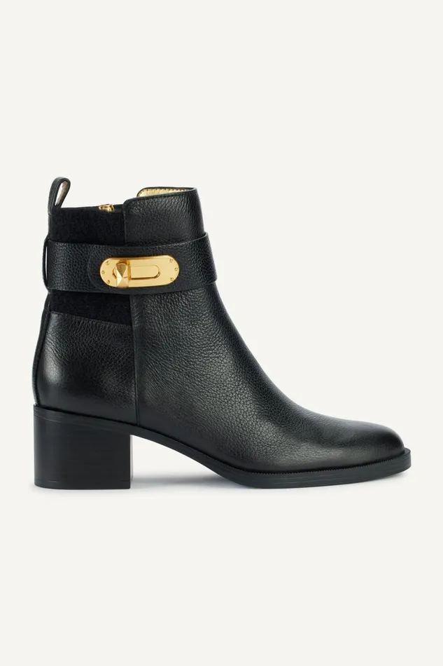 Women Donna Karan Boots And Booties THOMPSON HEELED BOOTIE Black