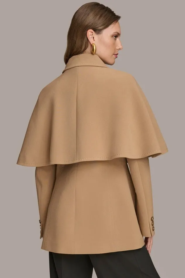 Women Donna Karan Coats And Jackets RAIN COAT Camel
