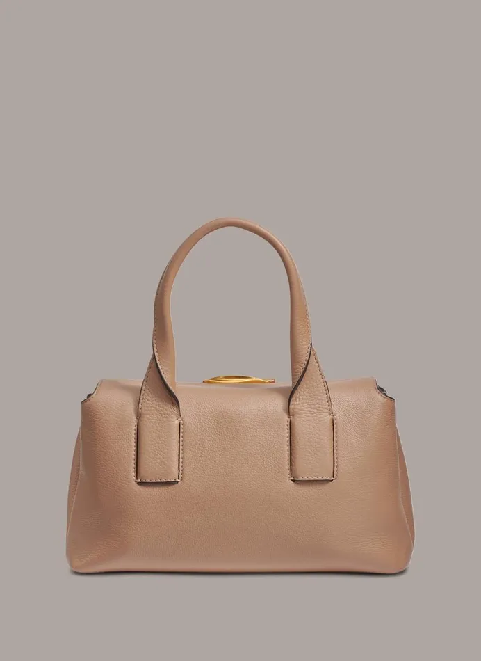 Women Donna Karan Crossbody Bags And Satchels AMAGANSETT SATCHEL BAG Fawn